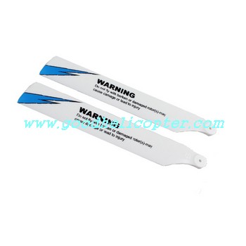 wltoys-v966 power star 1 helicopter parts main blades (white-blue color)